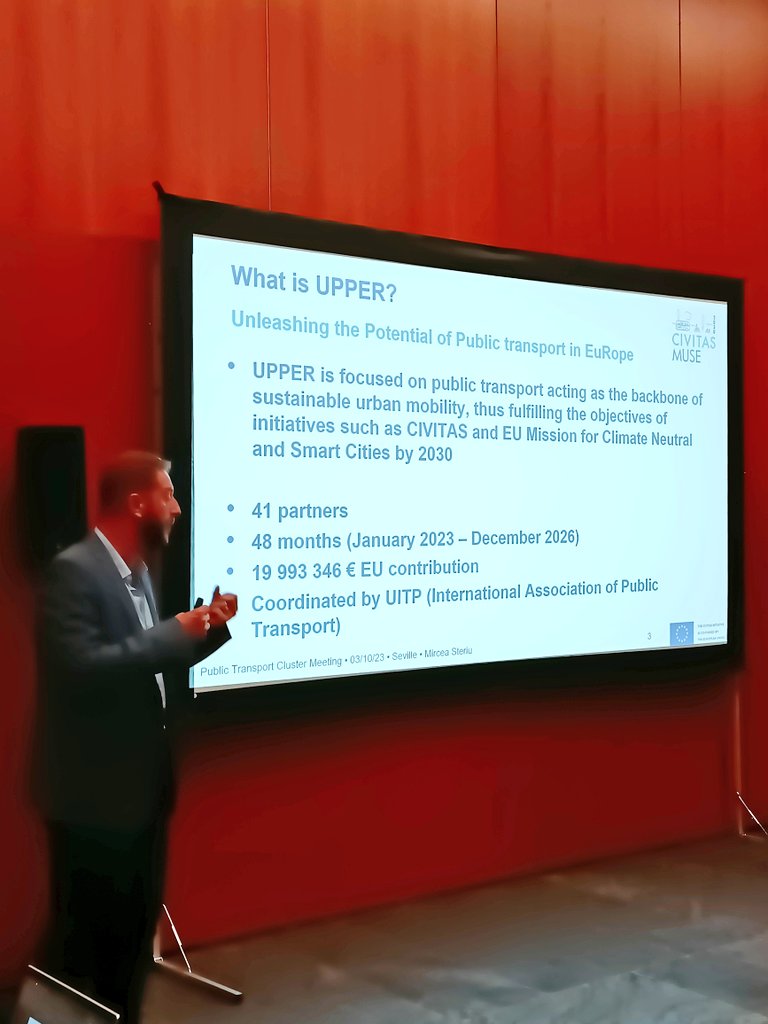 project_upper's tweet image. Its #UpperprojectEu time muchachos! A big shout-out to our project Coordinator @mirceasteriu for the smart presentation @CIVITAS_EU @NetZeroCitiesEU