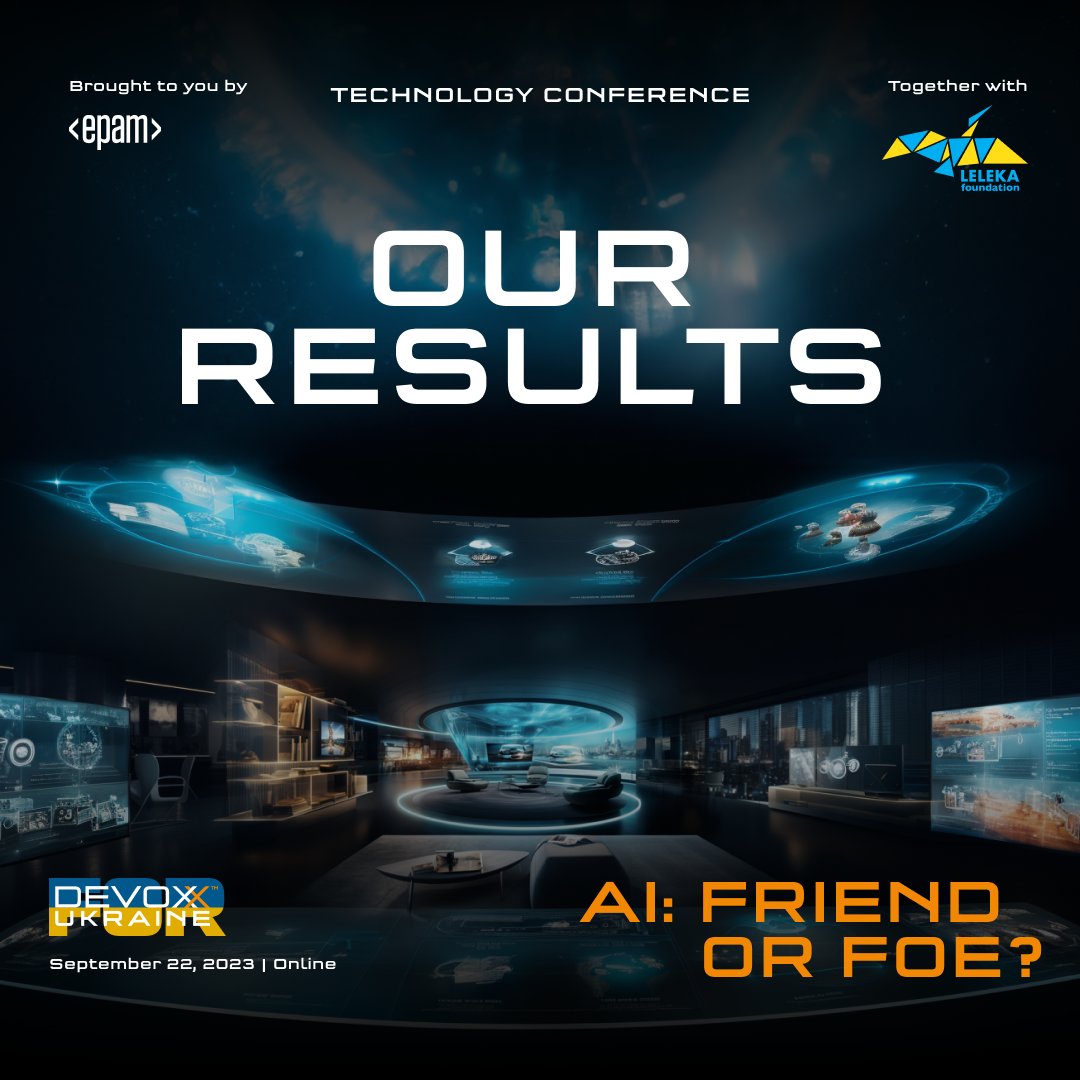DevoxxUA's tweet photo. 🙌 We extend our gratitude to our speakers, partners, and to each one of you — our participants! Together, we exceeded our fundraising goal, raising €55,872. And 55 backpacks for military medics are ready to be dispatched to the front lines. 
Thank you! Glory to Ukraine! 🇺🇦 https://t.co/JAVGDJziTc