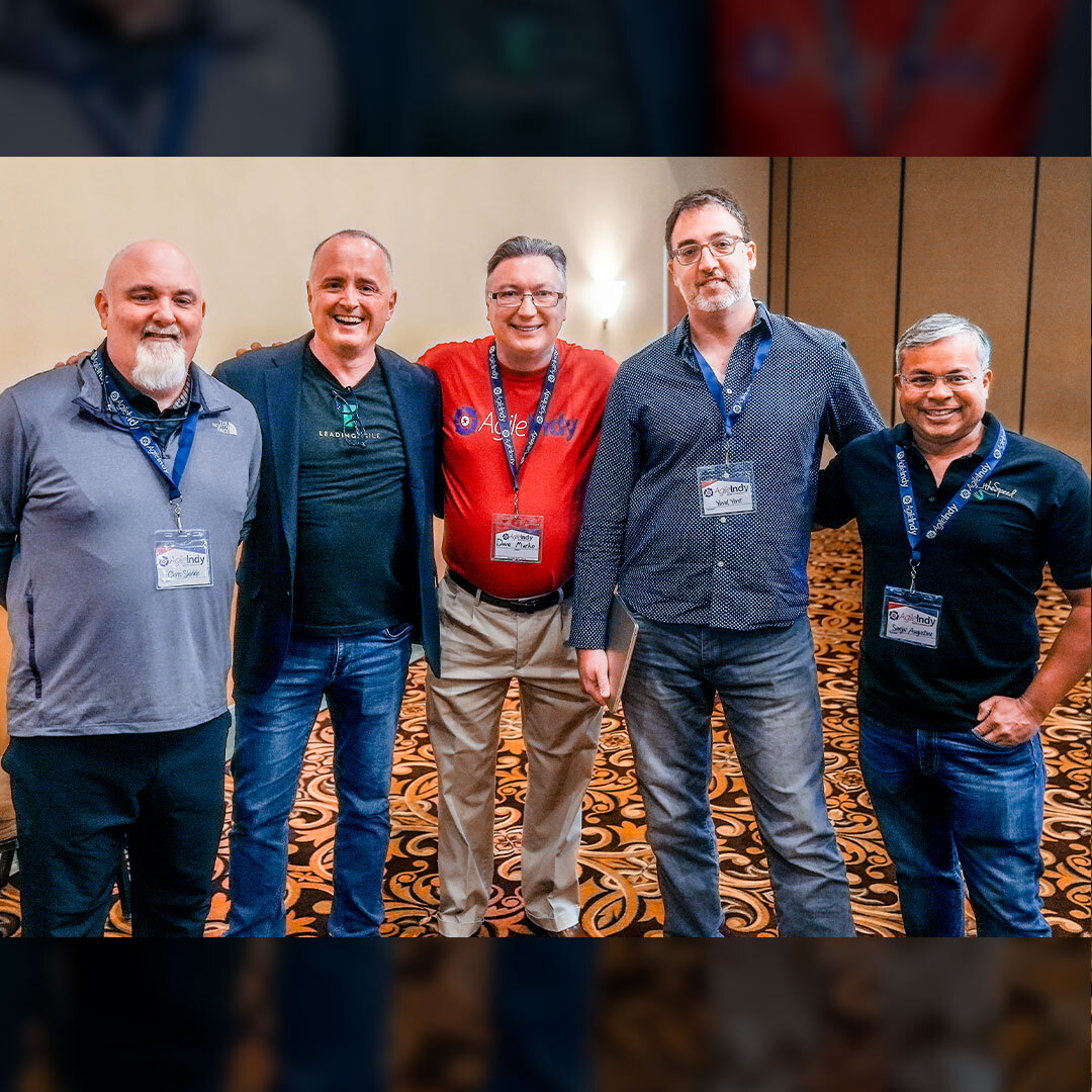 liminalarcgroup's tweet image. We always enjoy spending time out and about in the Agile community. Thanks to everyone who came to see Mike’s keynote at #AgileIndy2023 and to everyone who made this awesome event happen.