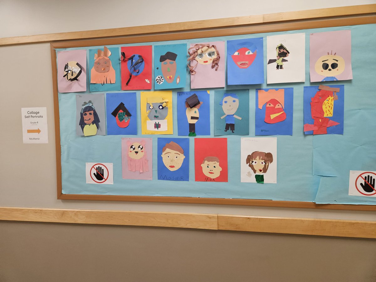 Take a look at our collage self-portraits from art class! <a href="/Elizabeth_Pole/">Elizabeth Pole Principal</a> <a href="/Taunton_Schools/">Taunton Public Schools</a>