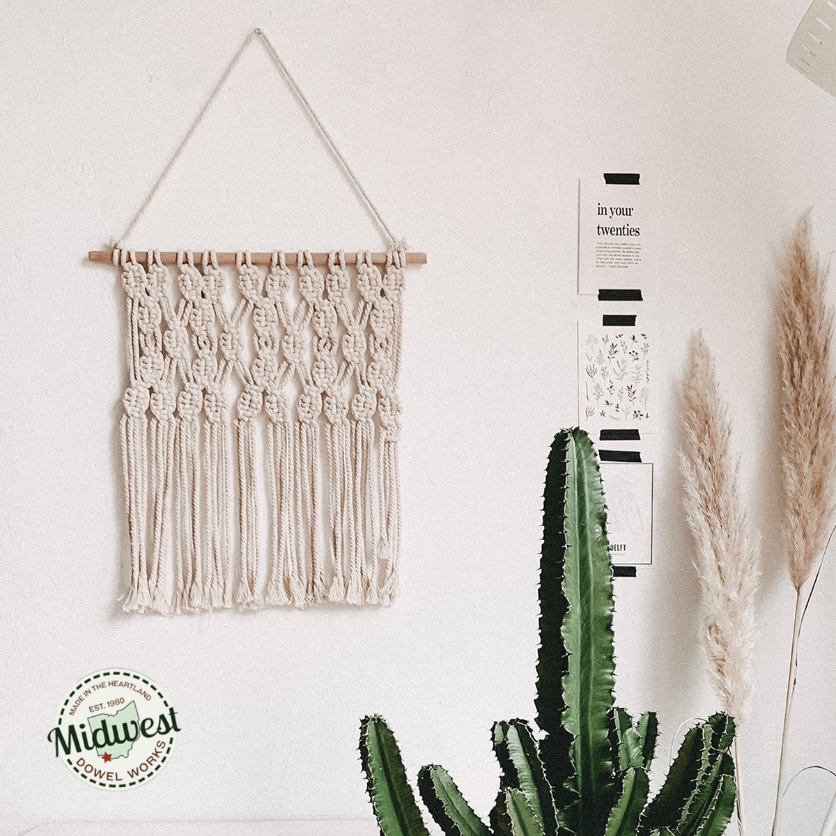 Create wonderful pieces of décor for your home with simple supplies like this yarn wall piece!

Shop today and see what you can make.👇
shop.midwestdowel.com/shop/dowels-1?…

#DIY #HomeDecor #DIYInspo #Woodworking #Dowels #Crafting #Cincinnati #Midwest #Ohio #Craftsman #MidwestDowel