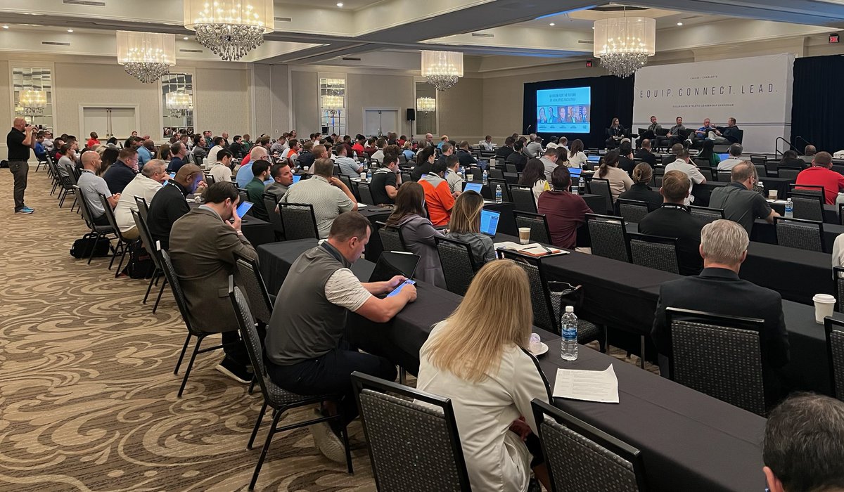 AECOMSports's tweet photo. 🌟@AECOMSports Principal Greg Brown takes center stage at @ADsymposium! 🏟️ Exciting insights on the Future of Athletics Facilities—an exclusive peek into the visionaries shaping the collegiate sports landscape. 🔍Connect with the best in the game. 🏀🏈
#CALS23 #GameChanger https://t.co/FY4fgQM77R