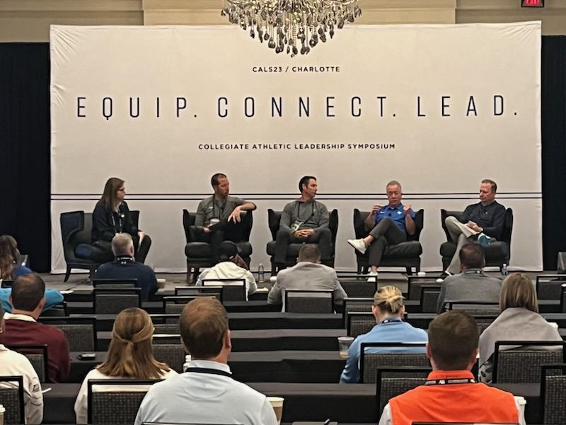 AECOMSports's tweet photo. 🌟@AECOMSports Principal Greg Brown takes center stage at @ADsymposium! 🏟️ Exciting insights on the Future of Athletics Facilities—an exclusive peek into the visionaries shaping the collegiate sports landscape. 🔍Connect with the best in the game. 🏀🏈
#CALS23 #GameChanger https://t.co/FY4fgQM77R
