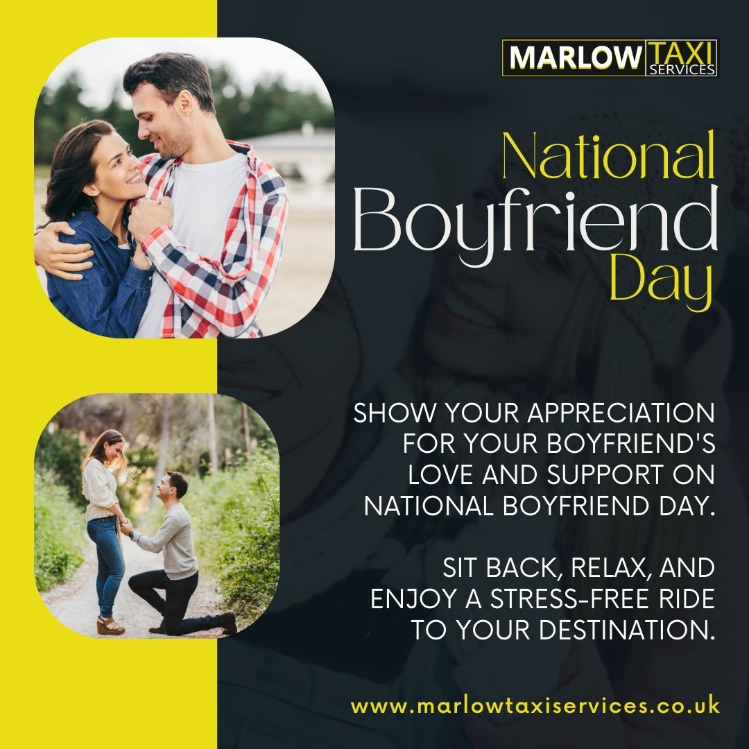 Share a photo of your favorite moment with your boyfriend and let the world know how special they are to you. 📸 #CoupleGoals #Memories

☎️ 01628 200 107
🌐 marlowtaxiservices.co.uk

#marlow #MarlowLife #marlowmums #marlowmoss #marlowandmae #marlowbusiness #MarlowNavigation