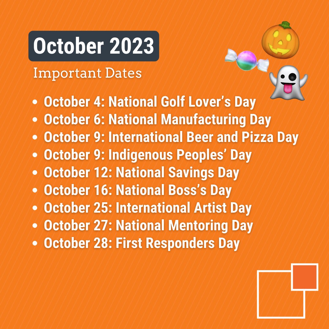 thundertech's tweet image. New month means new #SocialMediaCalendar drop! 🗓️✍️🎃
What observances and dates will you incorporate in October? 
#DigitalMarketing #SocialMediaHolidays