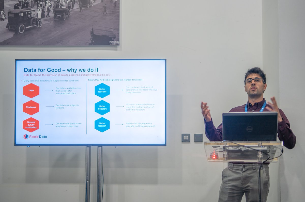 fable_data's tweet image. Proud to showcase our Data for Good program at RSS 2023 conference in Harrogate. Our Data for Good programme was selected as the 2023 winner of the Award in Statistical Excellence in Trustworthiness, Quality and Value: bitly.ws/KDLq @WileyMags
📸@rugfoot
#RSS2023Conf