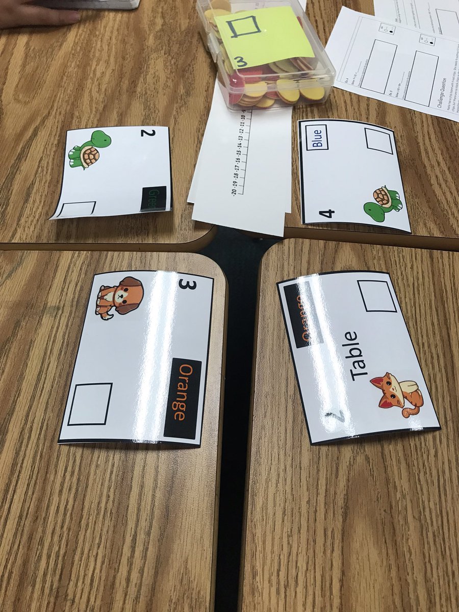 ladonnaschwab's tweet photo. Ms Medina’s math scholars at Ted Polk MS using chips to add integers. So much learning going on. They were also greeted at the door with cards for random seating. @kara_miller3 @garveyt1 #pantherspersever #cfbproud #WeAreCFBMath https://t.co/bVasR5NaU0