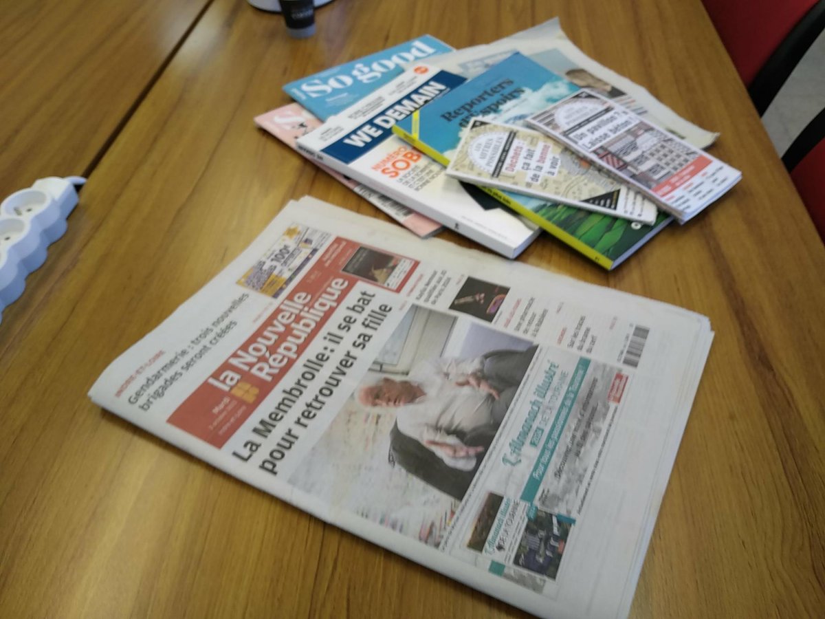 Notre <a href="/DelphineTayac/">DelphineTayac</a> était ce matin à <a href="/lanouvellerep_/">La Nouvelle République</a> du Centre Ouest pour former une dizaine de journalistes au journalisme de solutions afin de traiter les enjeux du #climat. Agriculture, déplacements, logement... De beaux sujets constructifs à venir dans leurs colonnes !