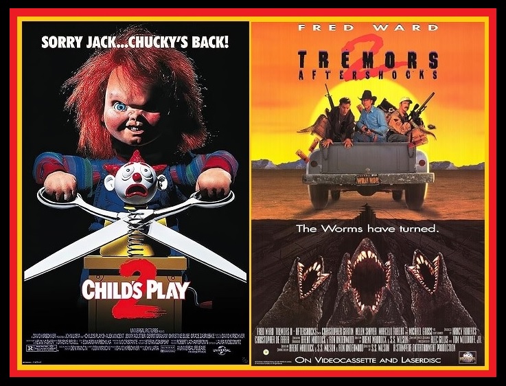 IsaacsHauntedB's tweet photo. Last night's double feature:
CHILD'S PLAY 2
&amp;
TREMORS 2: AFTERSHOCKS https://t.co/ZDDt4ULJY8