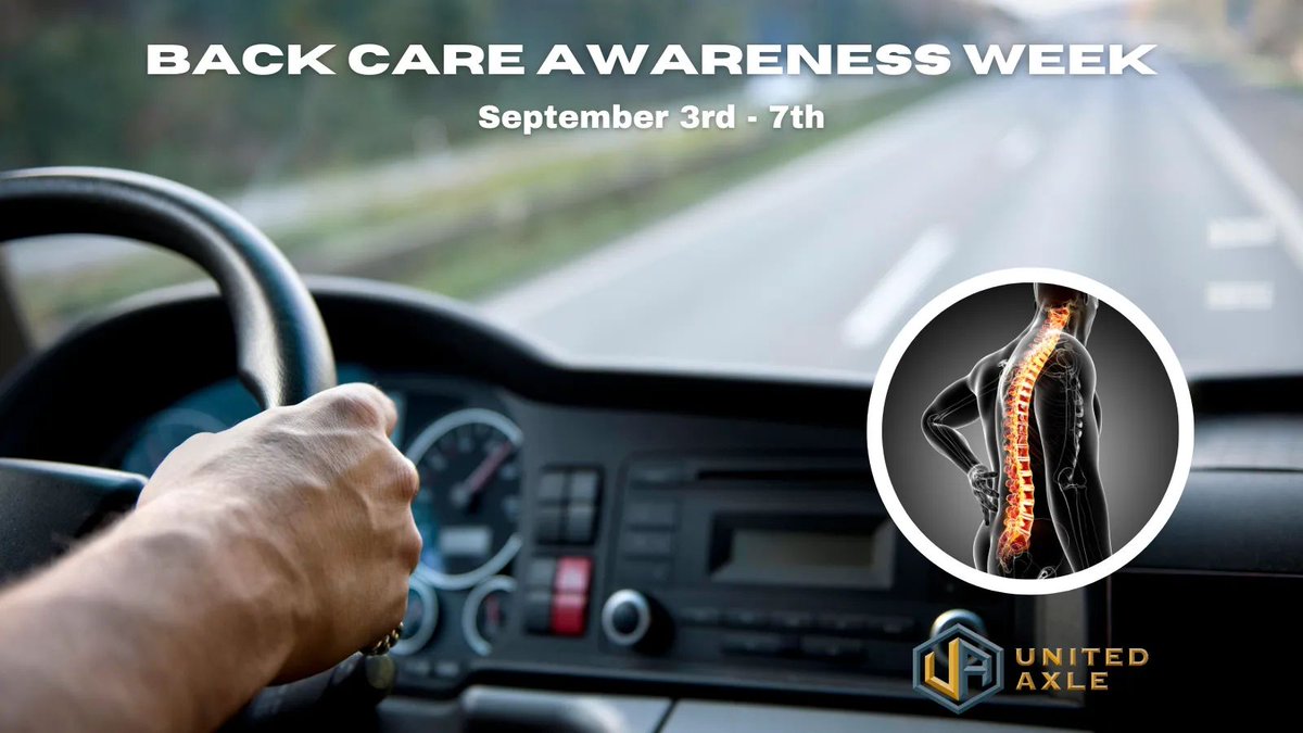 🚛💪 Take Your Back Health on the Road! It's Back Care Awareness Week! 💪🚛
✅ Stretch it Out
✅ Sit Smart
✅ Lift with Care
✅ Take Breaks
#BackCareAwarenessWeek #PrioritizeYourBackHealth #ComfortOnTheRoad #SafetyMatters #TruckDriverWellbeing #StayStrongStayHealthy