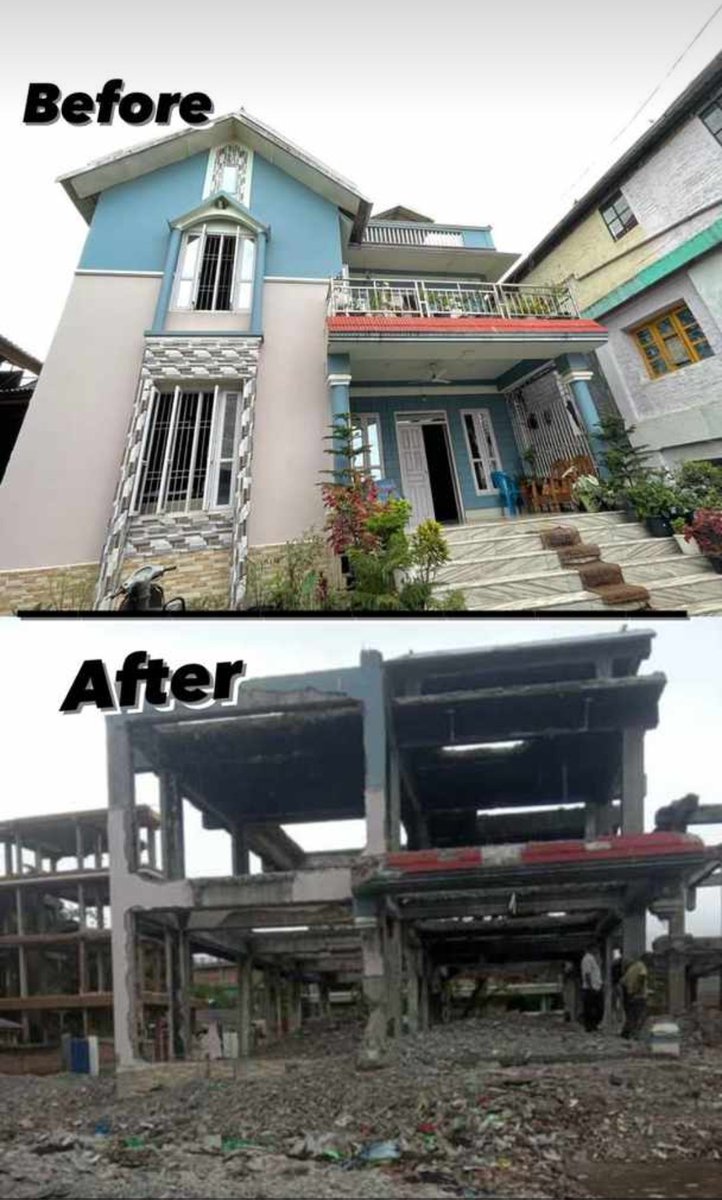 KMeiteis81521's tweet photo. All the Meitei's houses in Ccpur have been completely bulldozed by kukis but many of them are standing tall in Imphal protected by security forces. Not even a single Meitei's house was protected by the government. #KukiZoEngineeredManipurConflict #EthnicCleansingOfMeiteiByKuki #Kuki_ZoNarcoterrorist #KukiWarCriminals #SaveMeiteisfromKukiTerrorist #SaveManipurSaveIndia #justice4Manipur #PrayForPeace #CrimesAgainstHumanity #Manipur #ManipurUnrest