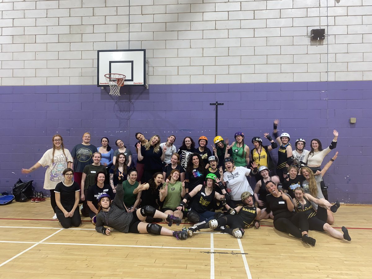 Look at all of our amazing new skaters who joined GRR last night🤩 if you weren’t able to make it, keep an eye on our socials for our next intake🛼