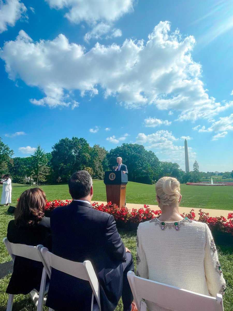NDSS's tweet photo. NDSS was honored to be invited to the reception commemorating the 50th Anniversary of the Rehabilitation Act and 33rd Anniversary of the Americans with Disabilities Act. 👏 (1/2) https://t.co/ScSgI3d1q5