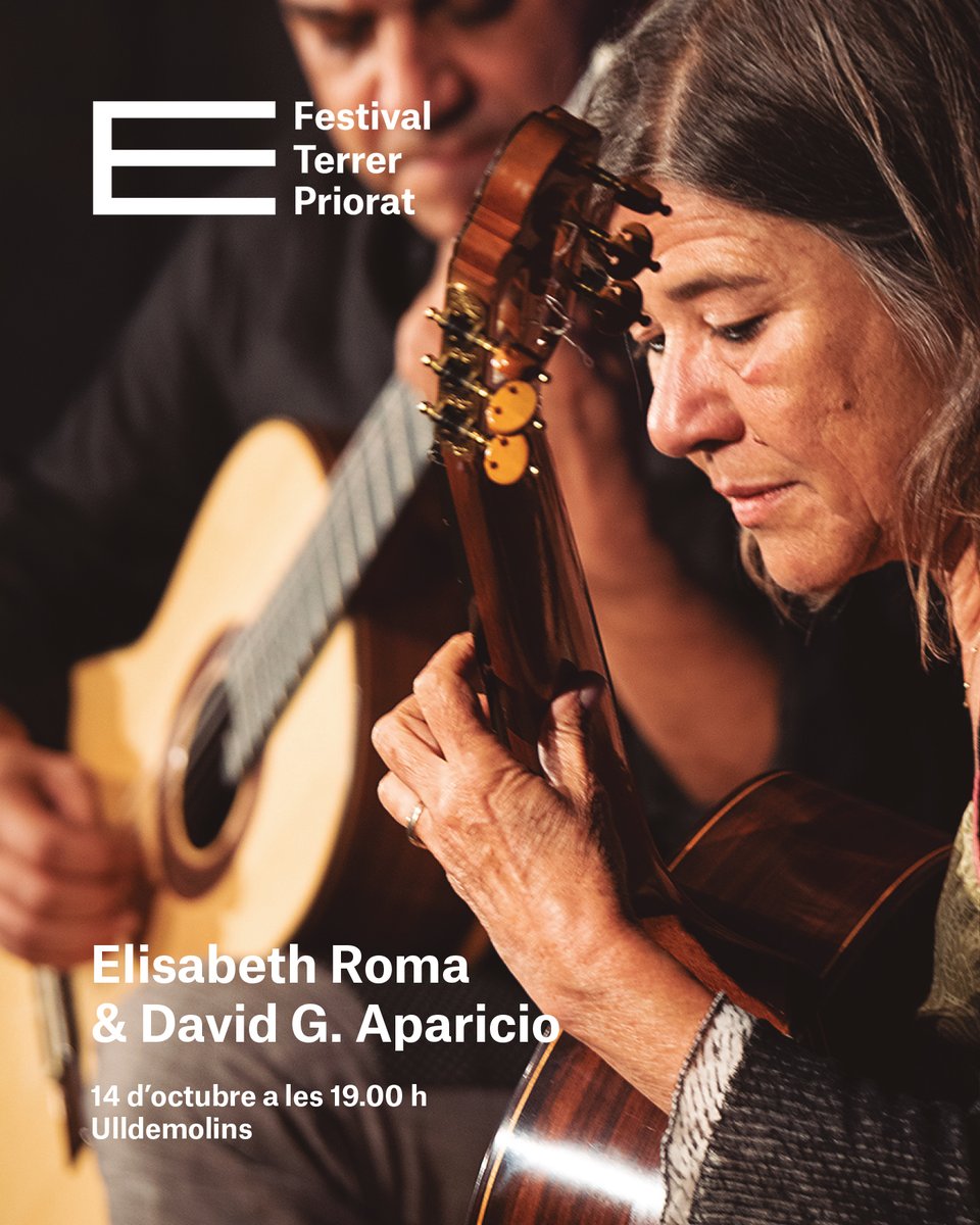 festival_terrer's tweet photo. Elisabeth Roma i David G. Aparicio és un duo de guitarra nascut de la curiositat. La primera formada en clàssica i el segon en jazz i musica moderna, creen una sinergia inusual però efectiva de bagatges que genera un espectacle madur. 

https://t.co/MN4YuzEwef https://t.co/ET6v3szsFm
