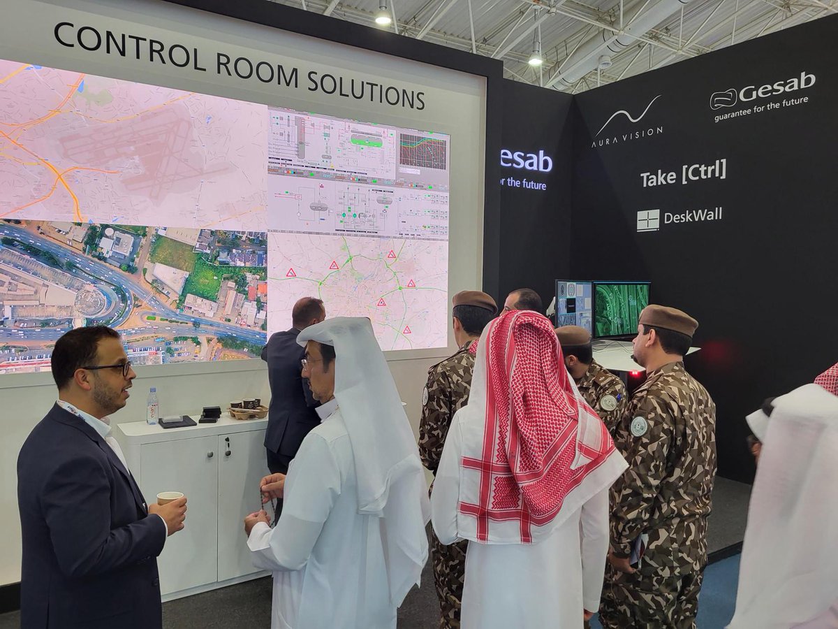 Gesabgroup's tweet image. @intersecksa has started!  

Visit us at 2-A36 booth and discover our most innovative digital control room solutions: DeskWall, DataWall and APITool. Our team of experts will be waiting for you!

#controlroomsolutions #controlroom #technicalfurniture #deskwall #datawall #apitool