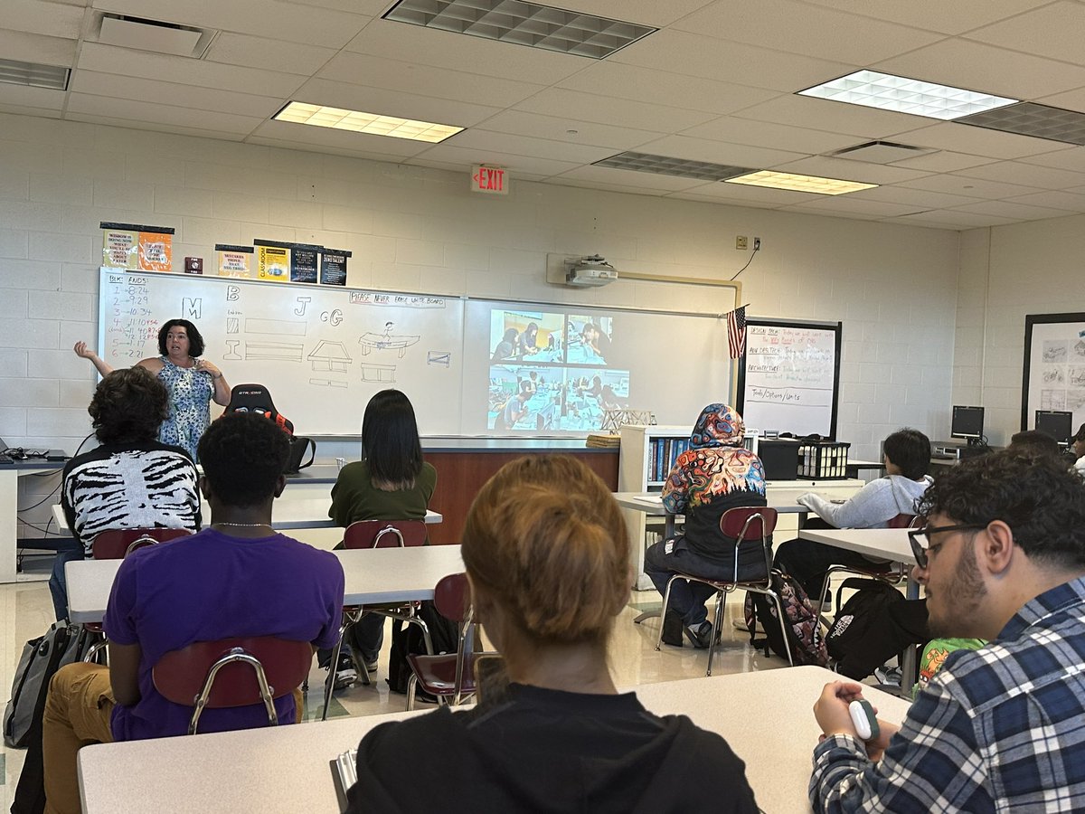 InstTechFTPS's tweet image. Thank you Ms Griff for arranging a guest speaker from NJIT to speak to students about different architecture and design degrees and potential careers those degrees can lead to. @FHS_FTPSchools