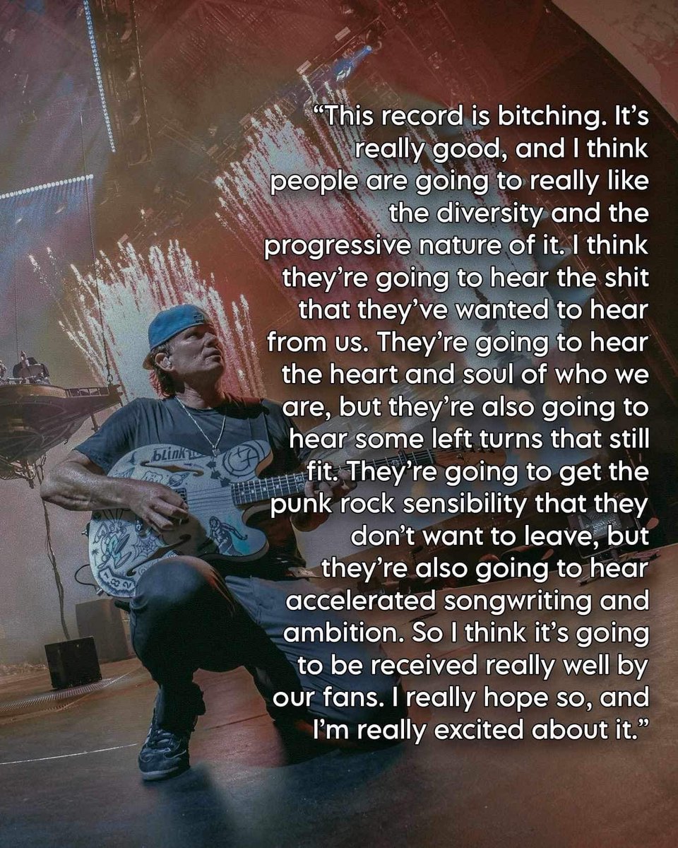 blink182italia's tweet image. blink-182’s next album is going to be life-changing 🤩

📰 Read Tom’s full interview on @THR: hollywoodreporter.com/movies/movie-f…