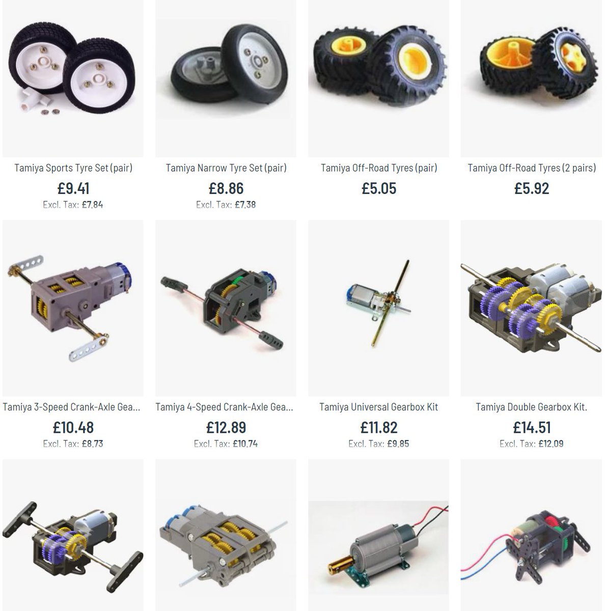 activerobots's tweet image. Many of you might not know that we also stock Tamiya gearboxes and wheels -&amp;gt; active-robots.com/brands/tamiya.…

✅ High-quality materials
✅ Precision engineering
✅ Wide range of options 

#Robotics #Tamiya #RobotBuilders #Innovation #DIYRobots #TechEnthusiasts