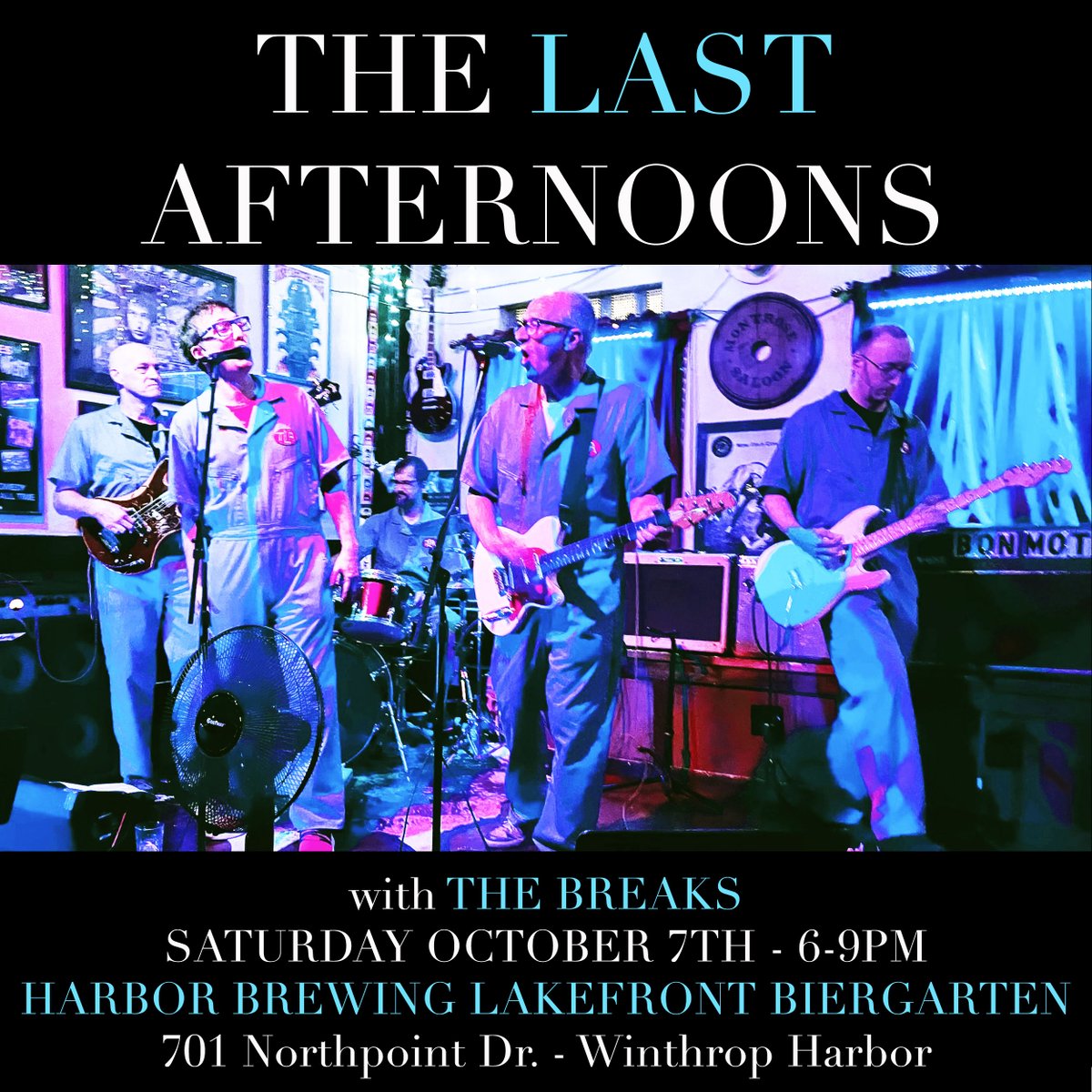 THIS SATURDAY EVE 10/7! Join TLA at Harbor Brewing Co. Lakefront Biergarten &amp; Taproom along with The Breaks for some awesome autumn rock &amp; pop! SEE YOU THERE! 🎶🍺🎶🍺