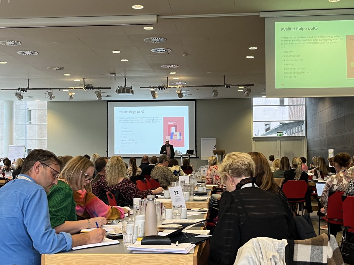 Jacob Anhøj introducerer til Mål med mening på Det Nationale Ledelsesprogram: “Alt er en proces og varierer” Derfor følger vi data over tid i små stikprøver i seriediagram. #SPC #Statistiskprocesstyring #MFI #NLPS