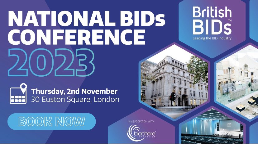 We have a fantastic line-up of speakers at this year's National BIDs Conference and we're looking forward to hearing their views. Check out our final confirmed speakers below. ⬇️ 🔗: lnkd.in/eUUBDKJw #BIDSCONF23 #BritishBIDs
