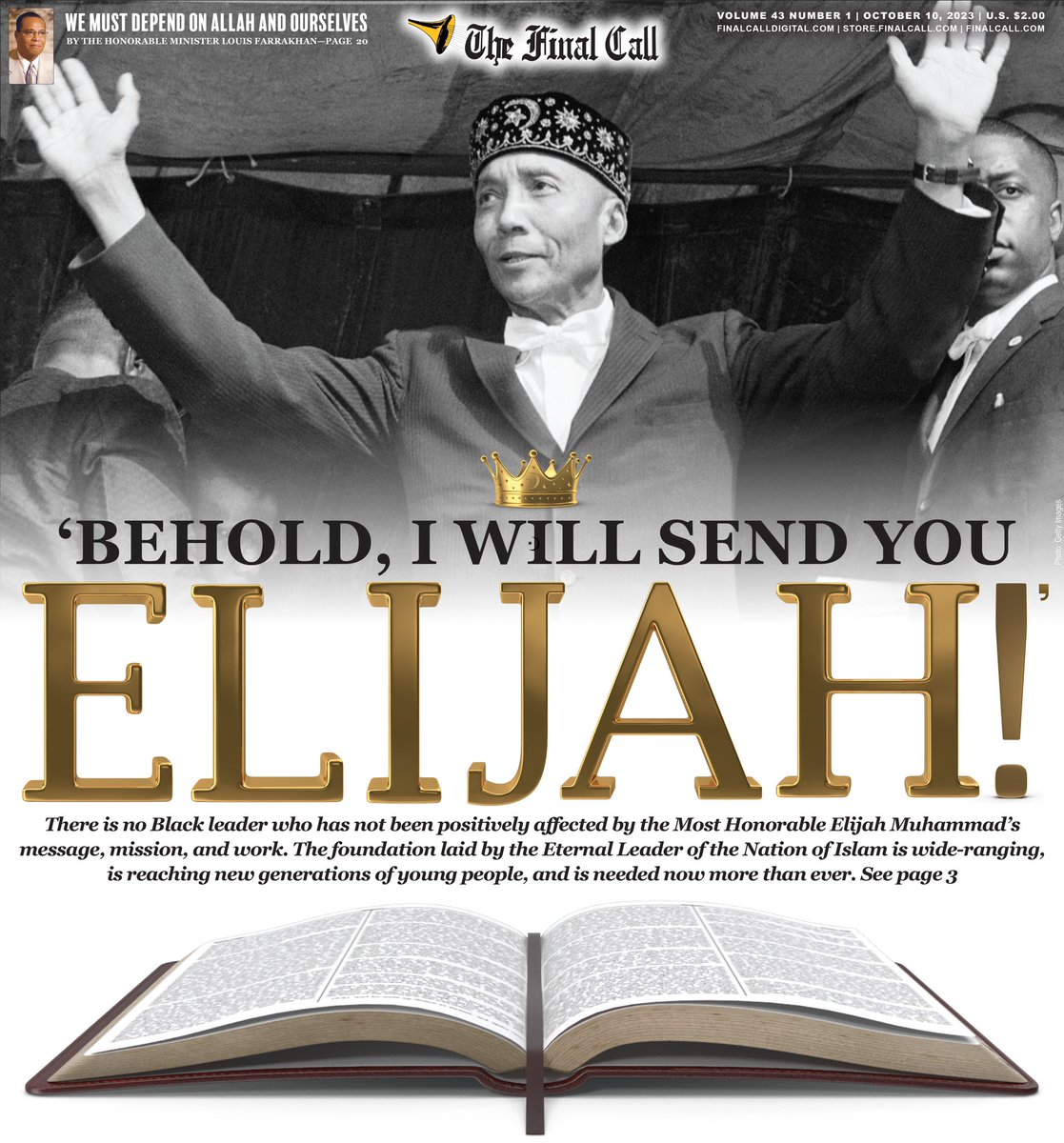 TheFinalCall's tweet photo. NEW EDITION ::: Behold, I Will Send You Elijah! 

There is no Black leader who has not been positively affected by the Most Honorable #ElijahMuhammad's message, mission, and work. 

Subscribe at https://t.co/Js7C5Blrmx 
Like. Comment. Subscribe! https://t.co/qimT7OF2y2