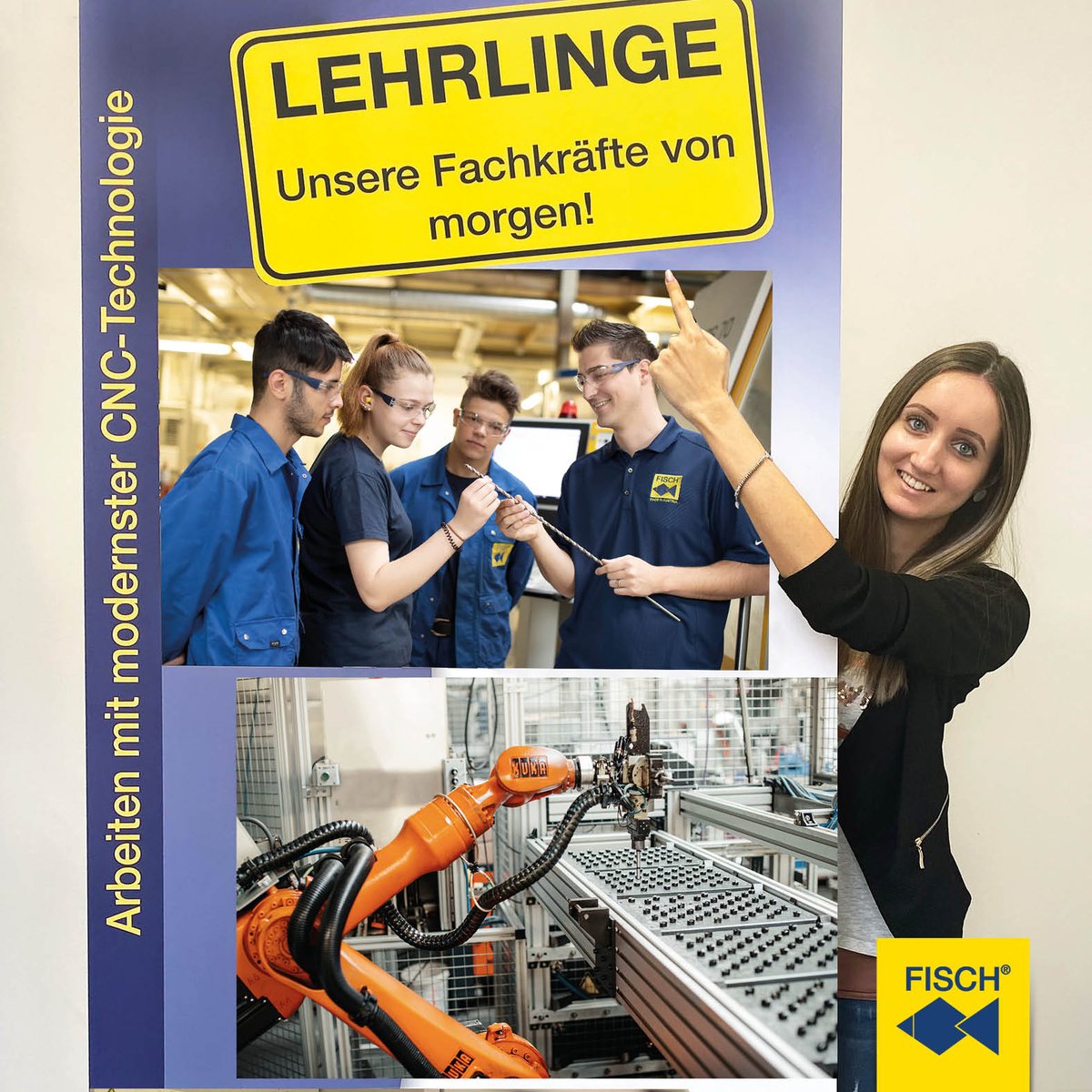 📢 Am 06. Oktober könnt ihr uns auf der Bildungsmesse in Deutschlandsberg besuchen und euch über eine professionelle und umfassende Lehrausbildung bei FISCH® informieren.
Wir freuen uns auf viele interessante Gespräche!  😃
👉 Also, kommt vorbei und erfahrt mehr! 💪