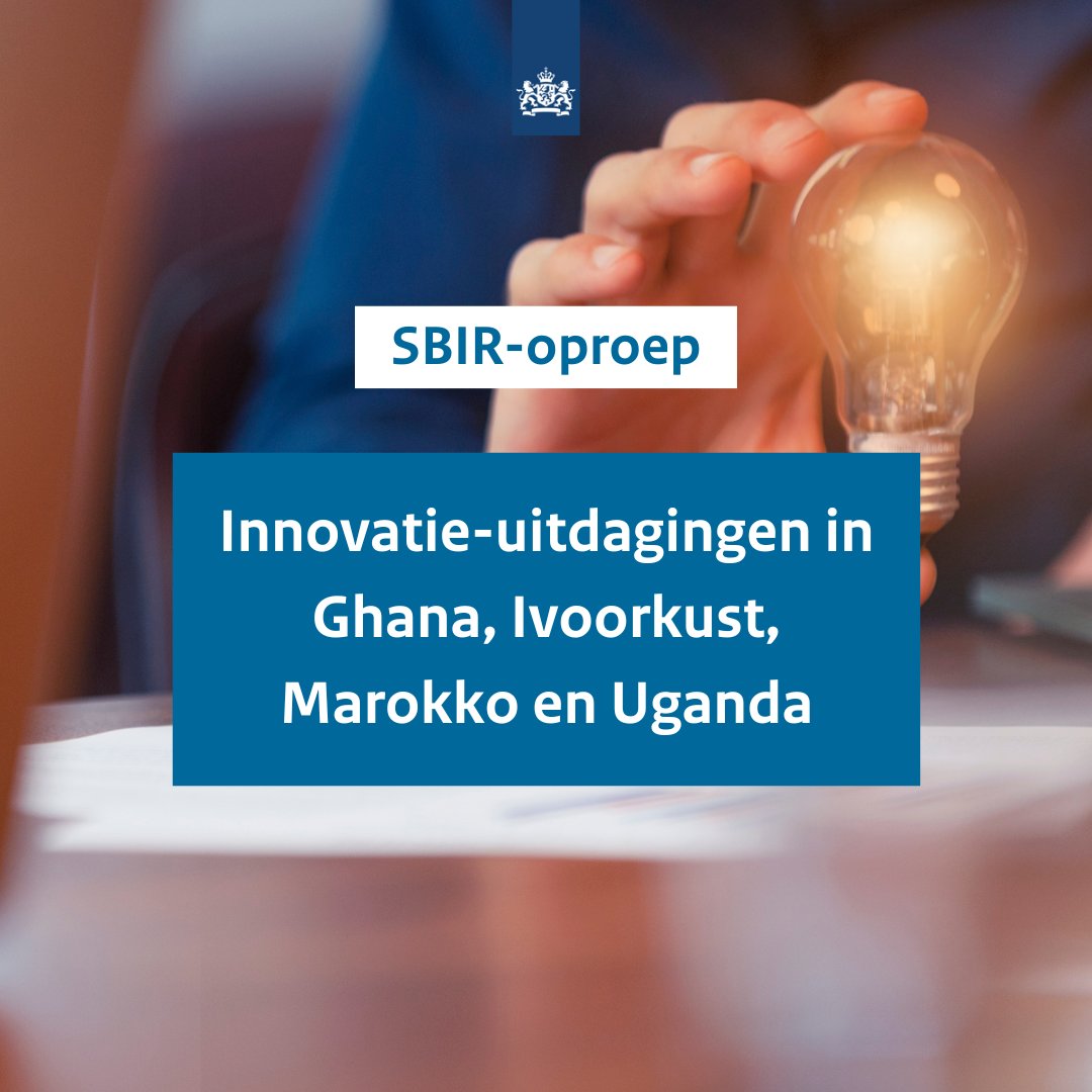 📢 Oproep!

We zoeken organisaties die samen met ondernemers in Ghana, Ivoorkust, Marokko of Uganda oplossingen willen ontwikkelen voor de uitdagingen die zij daar hebben. 💡

Wil je alles weten over onder andere de thema's en hoe het werkt? Check dan ⤵️

rvo.nl/subsidies-fina…