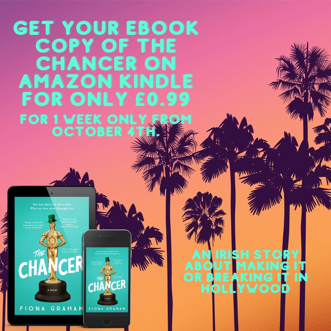 For one week only, The Chancer ebook is available on Kindle for 99p, from October 9th! The Chancer will also be free with Kindle Unlimited until November. #autumnreads #fallreads #kindlebooks #funnybooks #comedyfiction #irishfiction #amazonbooks #kindlebookdeals #thechancer