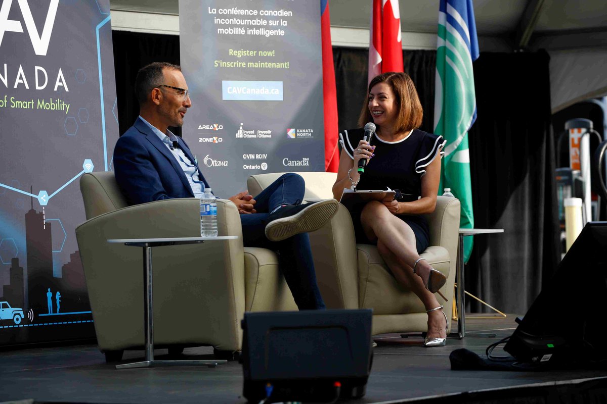 Loved hearing insights from Timothy Papandreou @tpap_ on the future of smart mobility at last week's #CAVCanada2023 #AI #smartmobility #autos @investottawa