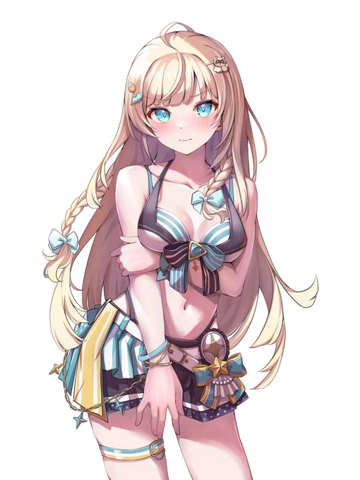 新髪型サマーいろはどの#いろはにも絵を 