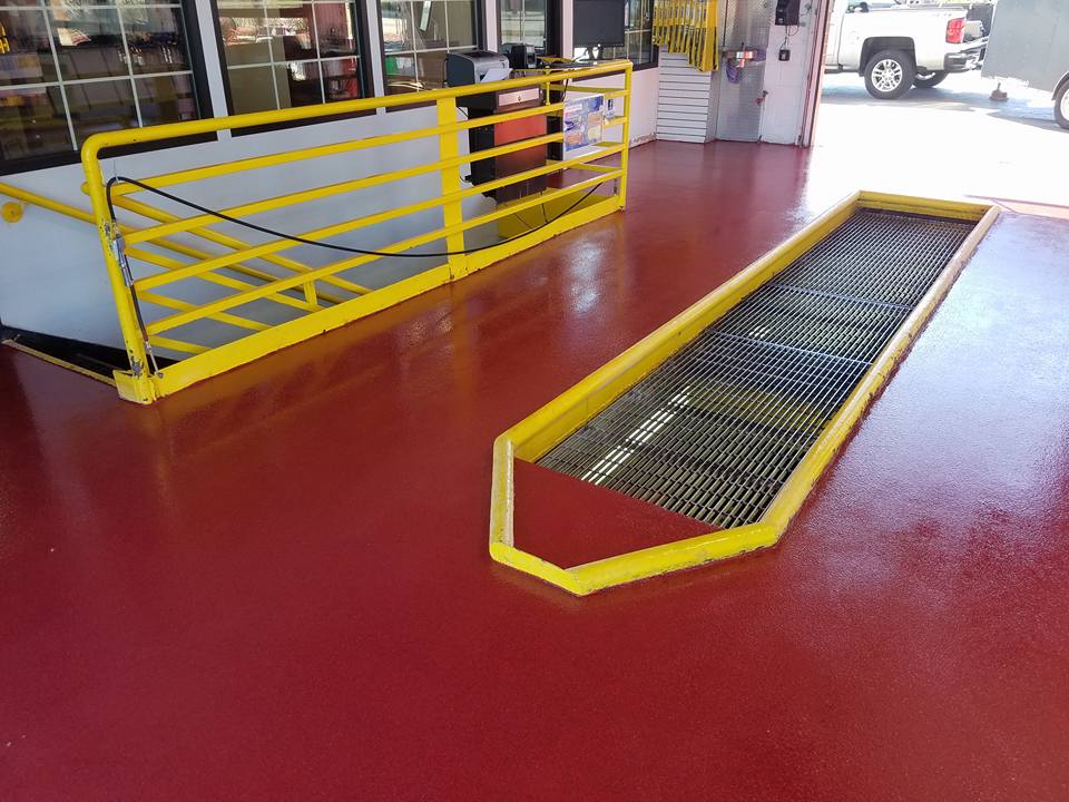 elitecrete's tweet image. Another automotive service center has their floors restored with a HERMETIC™ Stout Floor. This new coating is slip-resistance (even when wet), easy to clean, extremely durable &amp;amp; resistant to petrochemicals. 

#automotiveindustry #durableflooring #industrialflooring #elitecrete