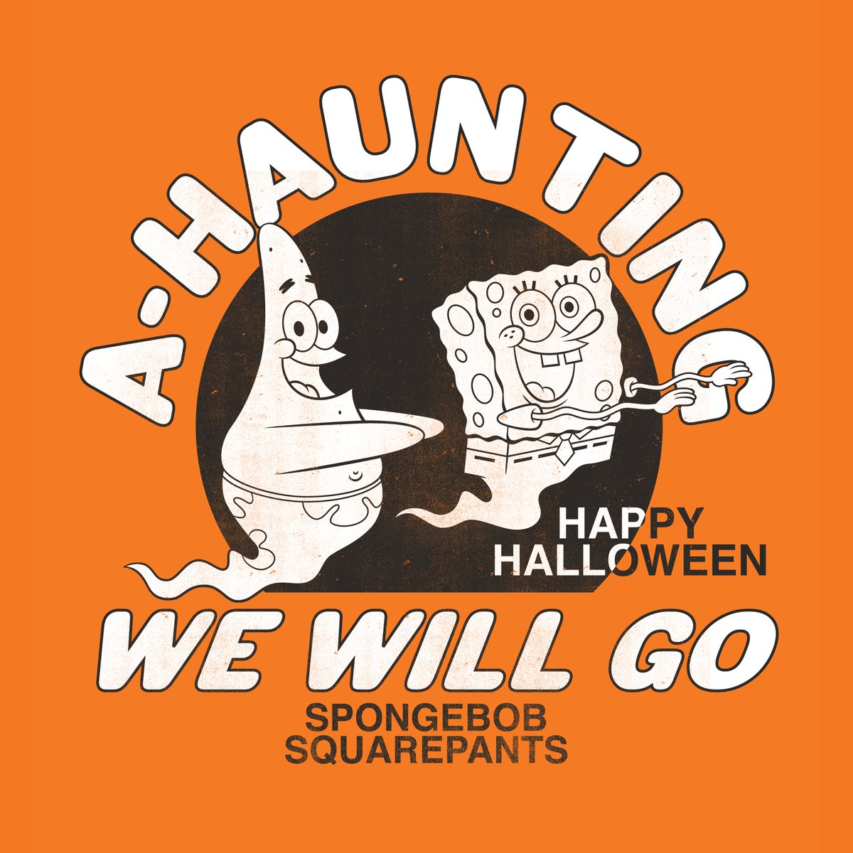 MutantLagoon's tweet photo. Now let's dive into Spooky Season! For this project, we were tasked with creating graphics for Nickelodeon's Spongebob Square Pants Halloween themed merch primarily for boys. We utilized the SBSP Halloween style guide assets to create a handful of new designs! https://t.co/V0yV9U6wLC