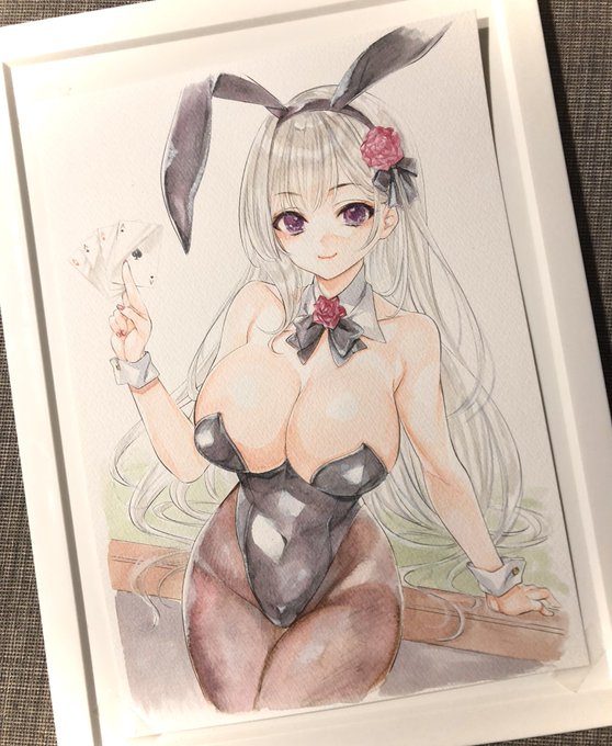 カジノなバニーさん🐰
#アナログイラスト 