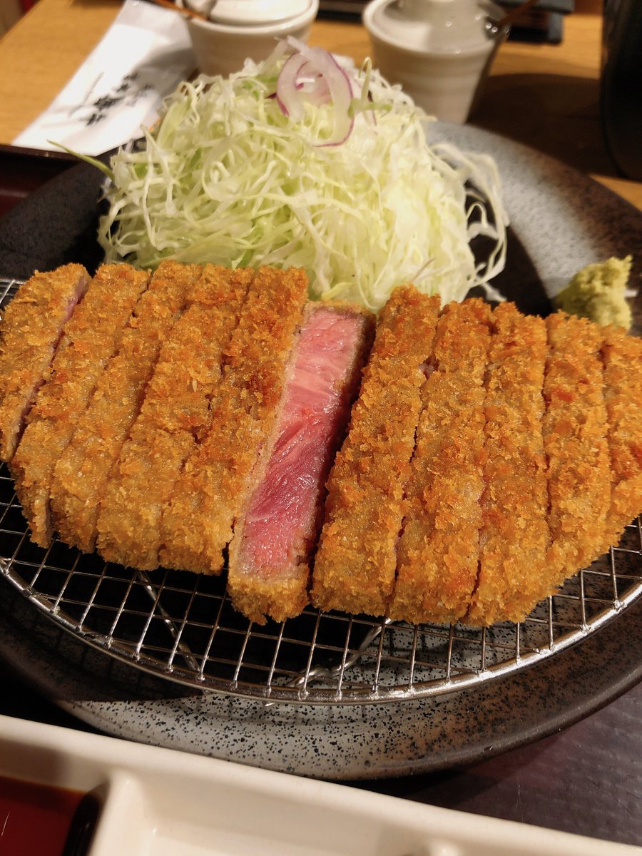 javafta's tweet photo. 久しぶりに牛カツたべた https://t.co/Su39zK7w1z
