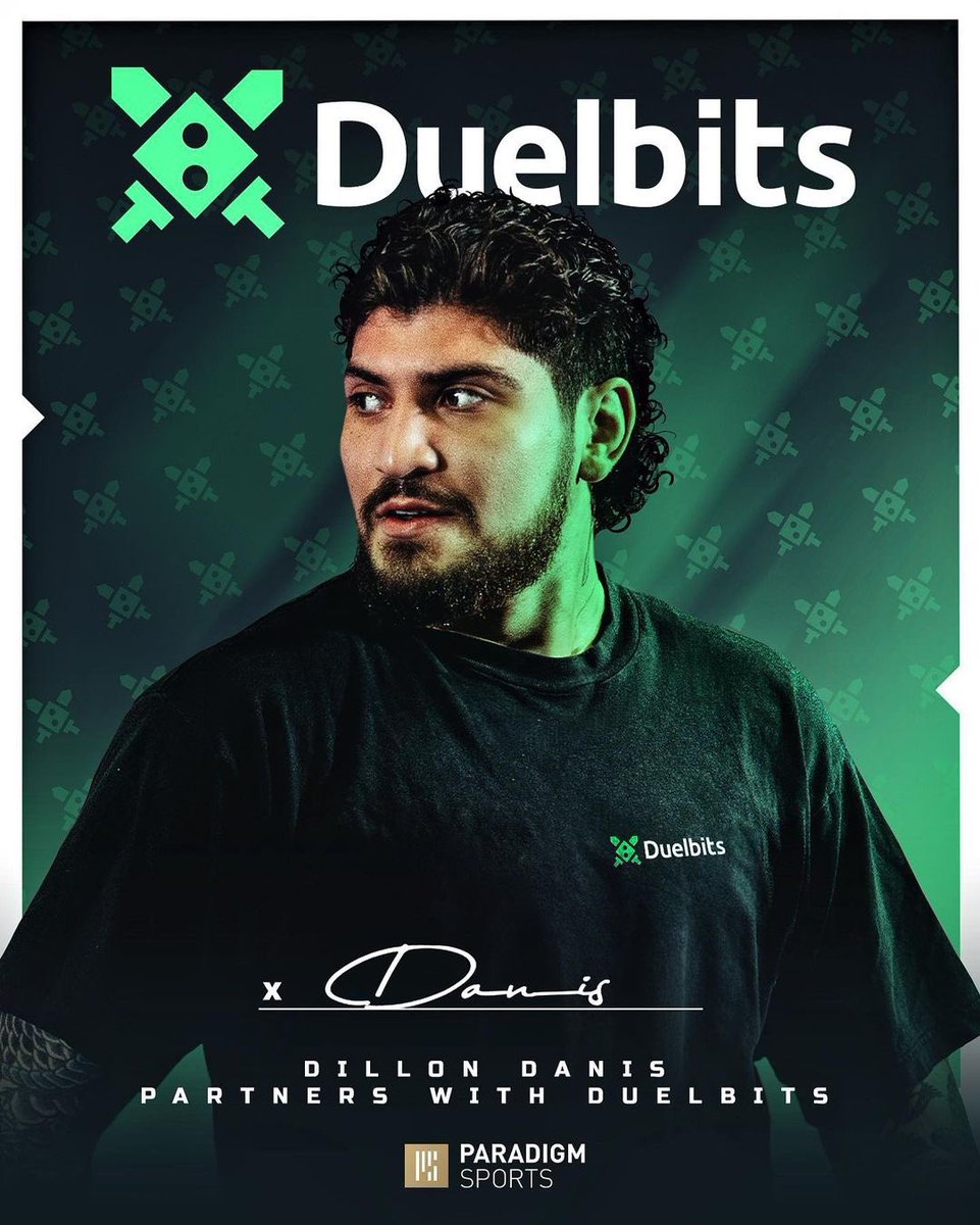 AzMuhammadPSM's tweet image. Delighted to announce  Dillon Danis’ partnership with leading eGaming platform Duelbits.

Pleased to add to their burgeoning stable that includes the FIFA World Cup winners, Argentina and Aston Villa FC in the EPL.