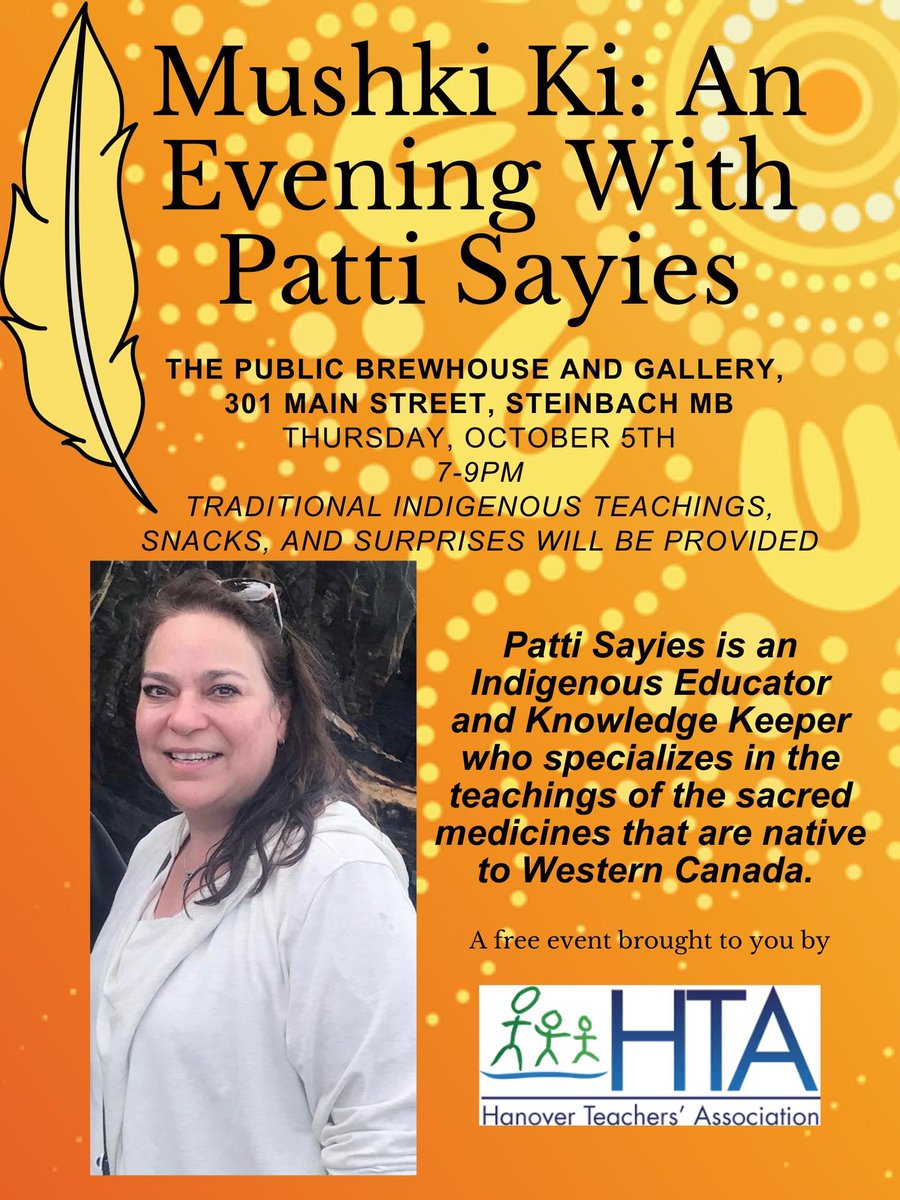 Edit: Our event is Thursday October 5! Come join us for a relaxful evening out and hear some local stories!