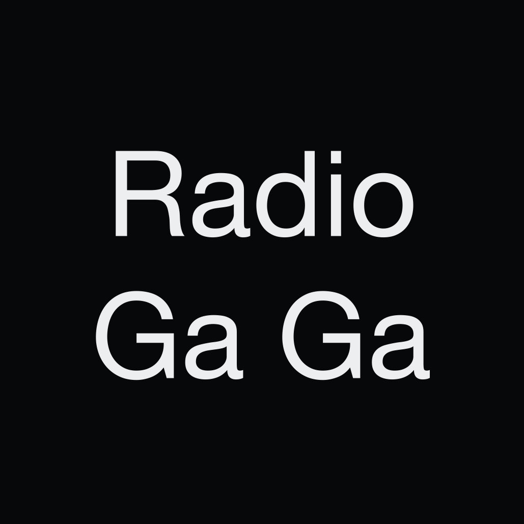 Radio Ga Ga ⁦@wordsdotart⁩ 🎶🙌
