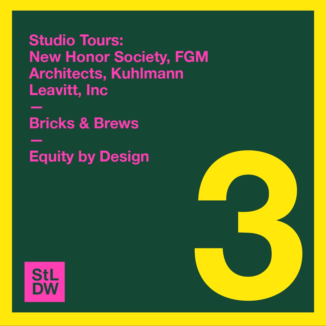🗓️ TUESDAY SCHEDULE 🗓️
We're kicking it up a notch with some studio tours and two killer events for any creative. 

Learn more about Tuesday events 👉️ stldesignweek.com/event?category…