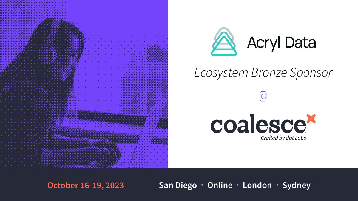 DataHubCloud's tweet image. ⭐ Session Details:

⏰ Oct 19 @ 12:30 pm
🔗  coalesce.getdbt.com/agenda/shift-l…

📘 What you&apos;ll learn:
How to seamlessly integrate #datacontracts with #DataHub and fortify your dbt architecture, while discovering the potential of the Control Plane for Data!

#dbtCoalesce #AcrylData
