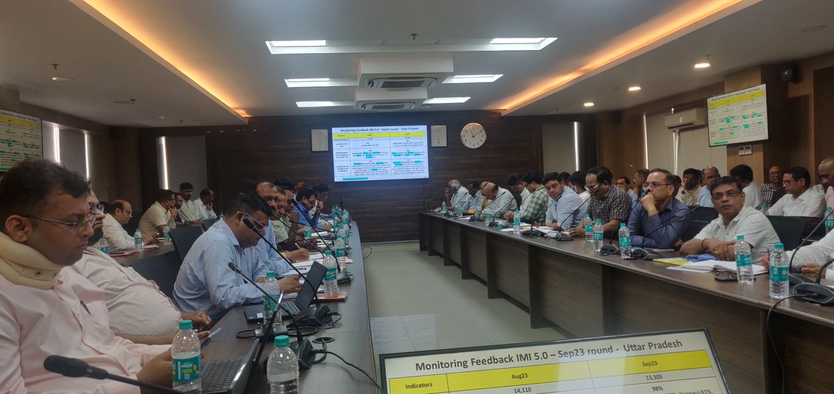 ManojShukul's tweet image. State review of #RoutineImmunization &amp;amp; #IMI5.0 chaired by MD @nhm_up  today at #Lucknow #UttarPradesh @upfamilywelfare @Sen2Partha @MoHFW_INDIA