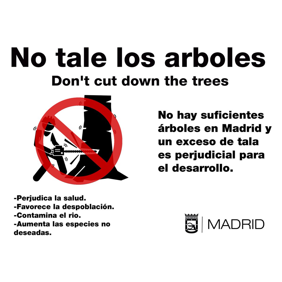 dosjotas2js's tweet image. &quot;No a la tala&quot;, Madrid 2023