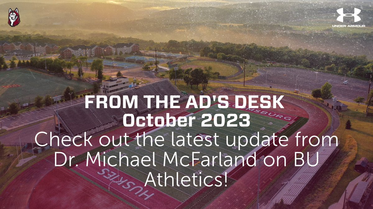 As we hit the heart of <a href="/PSACSports/">PSAC Sports</a> play, check this month's edition of From the AD's Desk to hear from Dr. Michael McFarland! 

READ MORE: tinyurl.com/FromADsDesk

#Unleashed