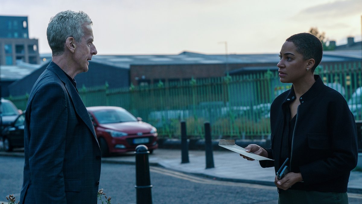 AppleTV's tweet photo. Two detectives are on the case — but working against each other. Criminal Record, a new thriller starring Peter Capaldi and Cush Jumbo, premieres January 12. https://t.co/yVs0iSIzQW