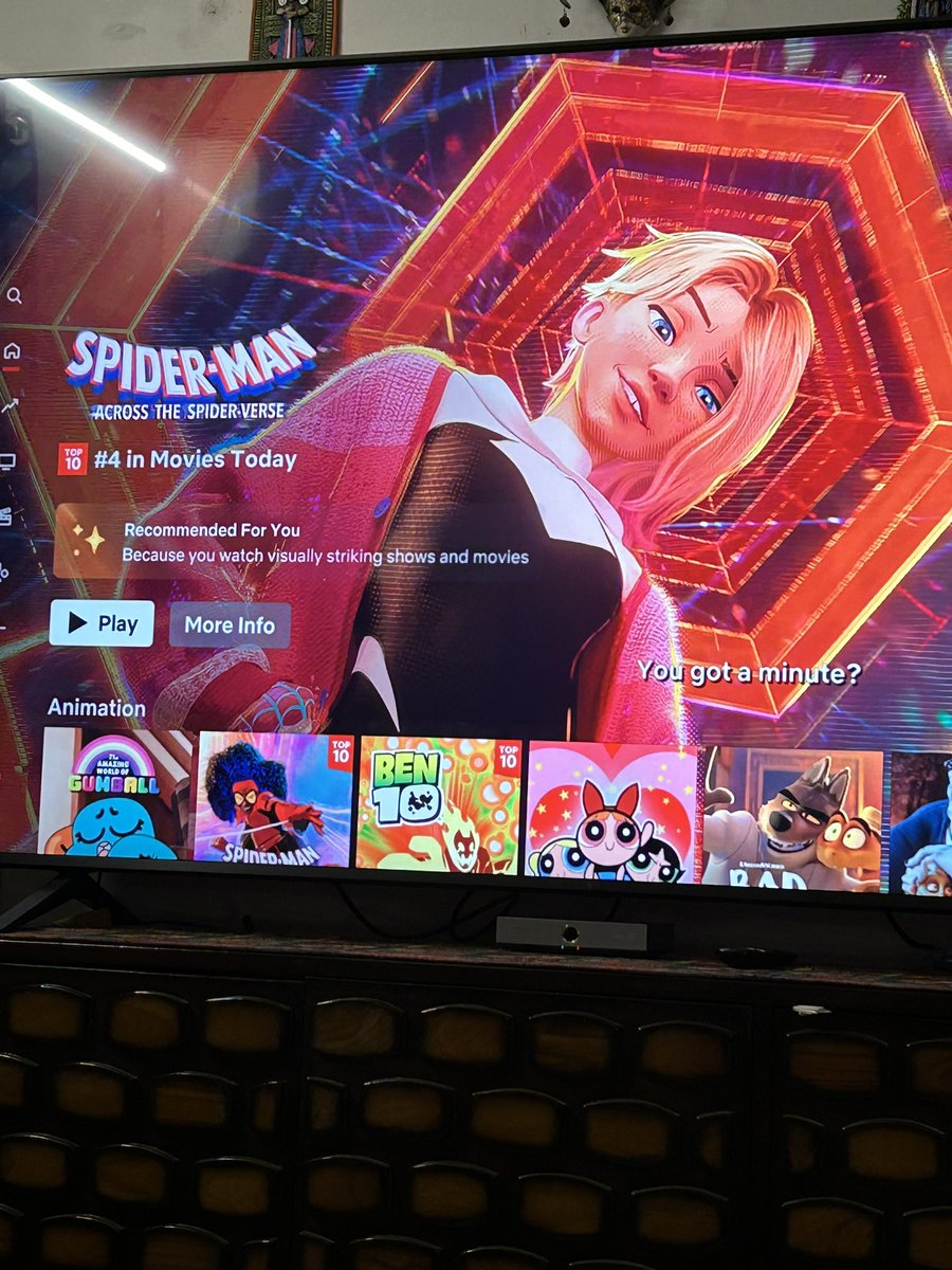 The way i opened netflix and JUMPED OMG ATSV ON NETFLIX FUCKING FINALLYYYYYYY