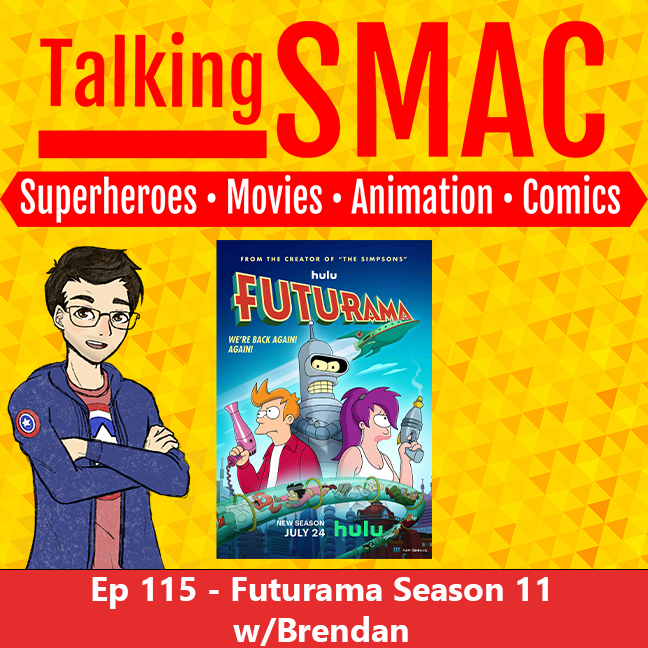 TalkingSMACpod's tweet photo. Josh is joined by Brendan from @UnChefed to discuss the #Futurama revival on #Hulu

https://t.co/cJFmAo2mwc

#PodNation #PodernFamily #AnimationPodcast #Animation #TVPodcast #CartoonPodcast #Cartoons #Satire #TheBear #Hulu #Atlanta #FX https://t.co/yYBQe6ZXQi