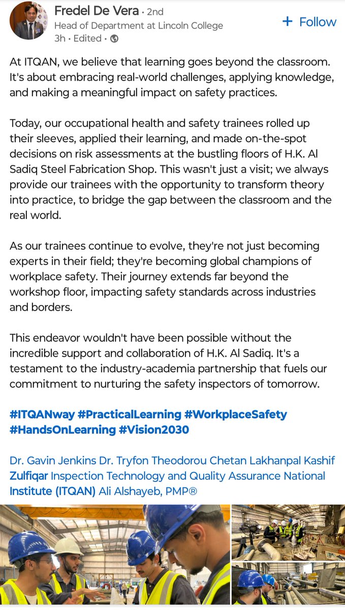 <a href="/ITQANINSTITUTE/">ITQAN INSTITUTE</a> we embrace the scam run by <a href="/lincoln_college/">Lincoln College</a>. Rewarding teachers with fake degrees/qualifications to run the scam. Exam/attendance fraud, human rights abuses, racism, discrimination all allowed. <a href="/BBCRadioLincs/">BBC Lincolnshire</a> <a href="/aramco/">aramco</a> <a href="/UKinSaudiArabia/">UKinSaudiArabia 🇬🇧🇸🇦</a> <a href="/LincsLife/">Lincolnshire Life</a> <a href="/SaudiNews50/">أخبار السعودية</a> <a href="/tes/">Tes magazine</a>