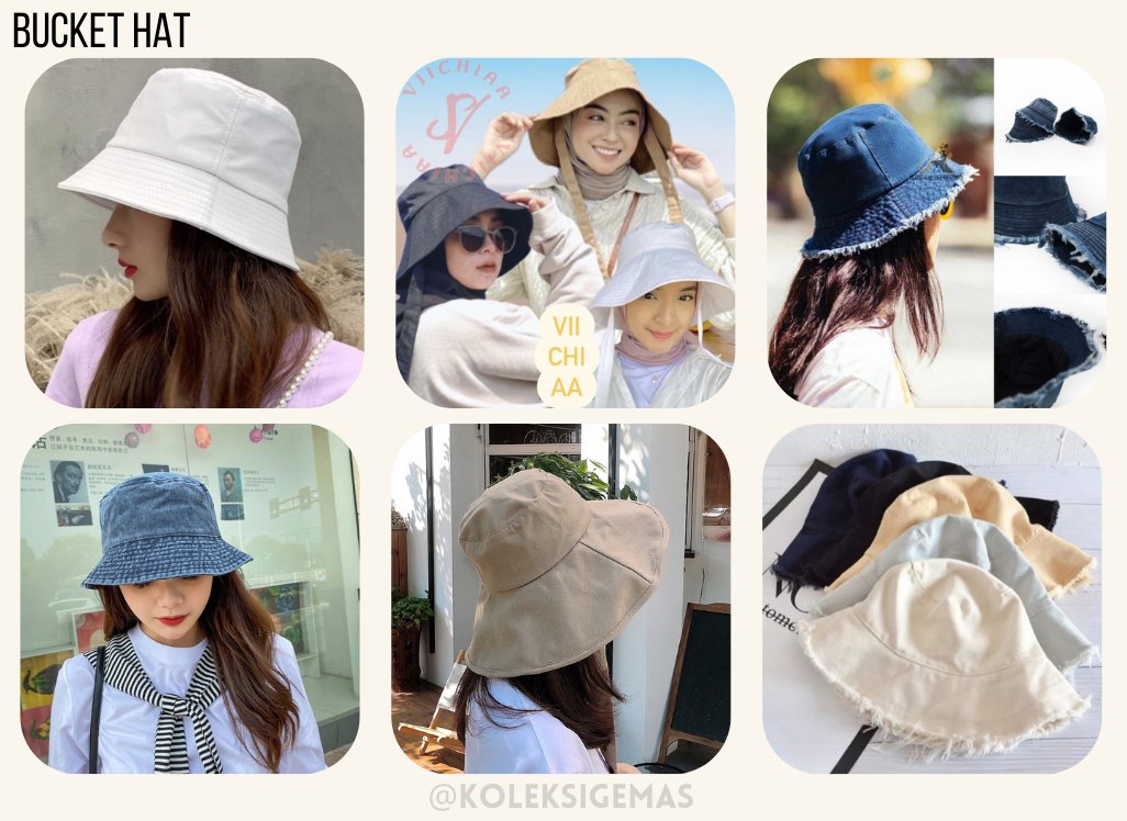 ⤹ Bucket Hat ⋆｡˚⋆👒❀
1. shope.ee/7KVGZscszL
2. shope.ee/3pvOPTpXWp
3. shope.ee/10bD2FnKBb
4. shope.ee/10bD2GDvfP
5. shope.ee/8pK4Mf66gW
6. shope.ee/3Kz7oXE71D