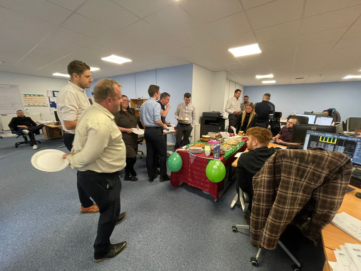 DBA's annual MacMillan Coffee Morning was a success, raising a total of £280.35 for MacMillan Cancer Support.
Our winning bake this year was by Structure’s James Dewar, with his Focaccia! Congratulations!
We are already looking forward to next year’s MacMillan Coffee Morning!